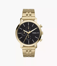 BQ2329- Fossil Luther Chronograph Gold-Tone Stainless Steel Watch For Men