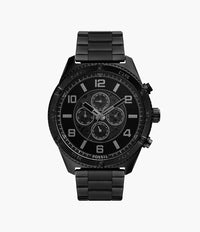 BQ2668 - Fossil Brox Automatic Black Stainless Steel Watch For Men