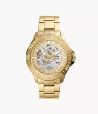 BQ2680 - Fossil Bannon Automatic Gold-Tone Stainless Steel Watch For Men