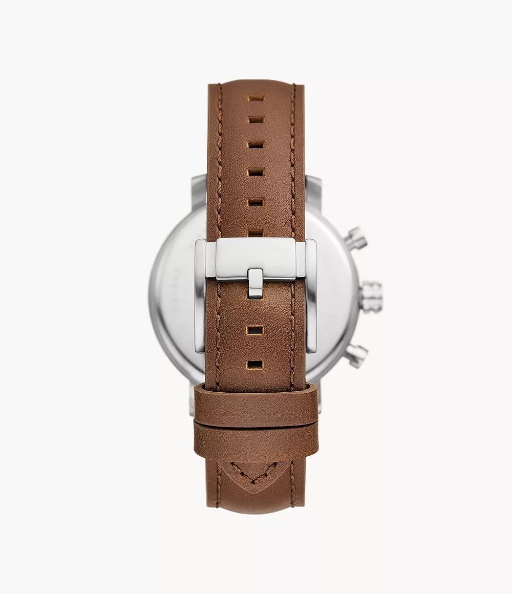 Rhett Multifunction Brown LiteHide™ Leather Watch BQ2850