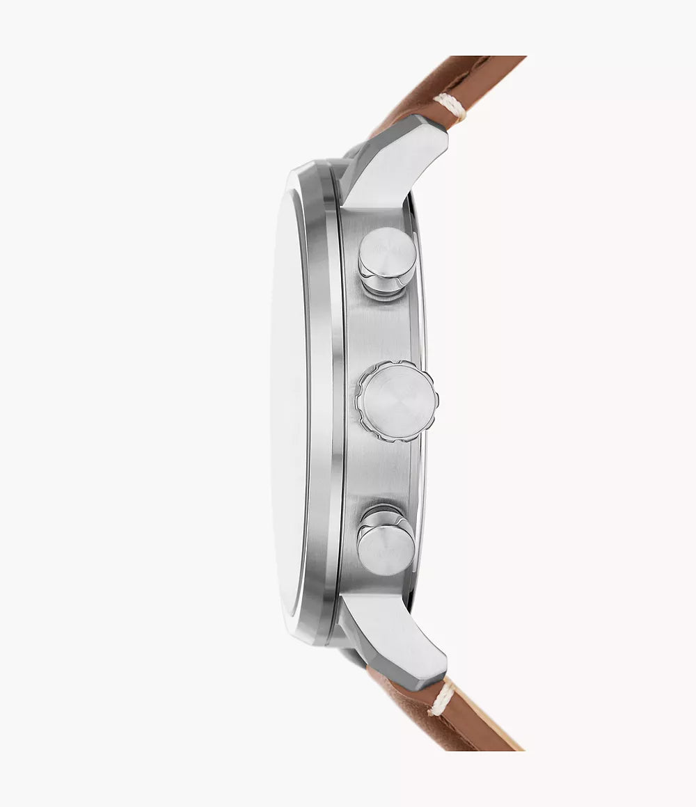 Rhett Multifunction Brown LiteHide™ Leather Watch BQ2850