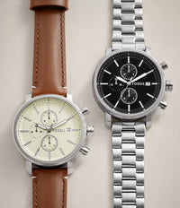 Rhett Multifunction Brown LiteHide™ Leather Watch BQ2850