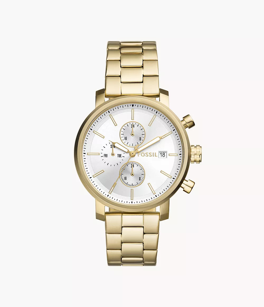 Rhett Multifunction Gold-Tone Stainless Steel Watch BQ2852