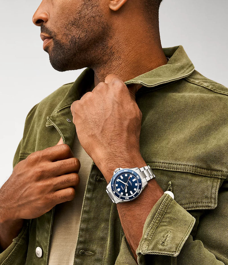 Dalton Three-Hand Stainless Steel Watch BQ2881