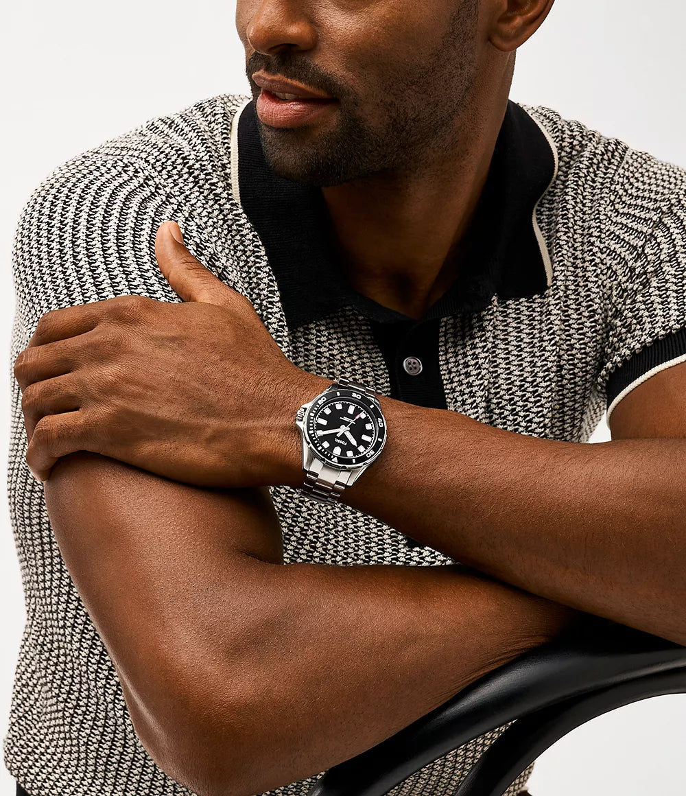 Dalton Three-Hand Stainless Steel Watch BQ2882