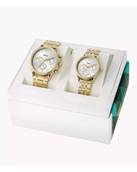 Fossil Fenmore Gold Quartz Stainless Steel Watch BQ2899SET