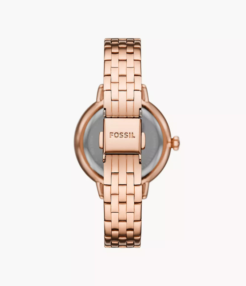 BQ3710 - Fossil Reid Multifunction Rose Gold-Tone Stainless Steel Watch For Women