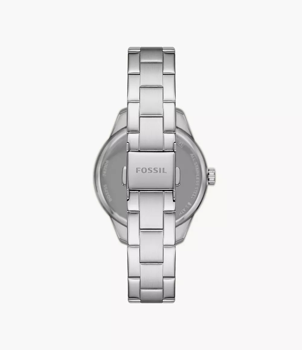 BQ3753 - Fossil Rye Automatic Stainless Steel Watch For Women