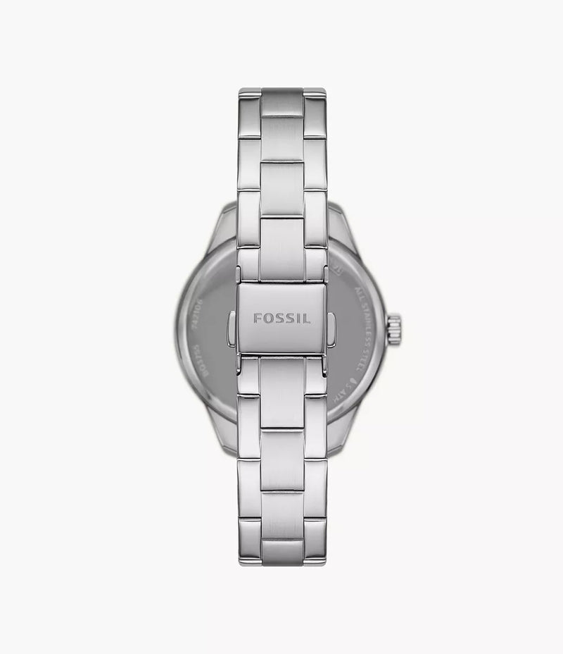 BQ3753 - Fossil Rye Automatic Stainless Steel Watch For Women