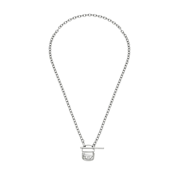 Diesel Silver Tone Necklace DX1593040 DX1593040