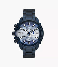 DZ4596 Diesel Griffed Chronograph Blue-Tone Stainless Steel Watch