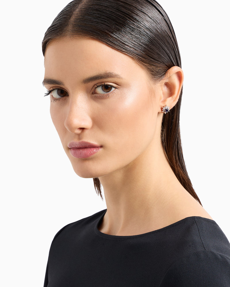 Emporio Armani Women's Silver Sterling Silver Earring EG3603040