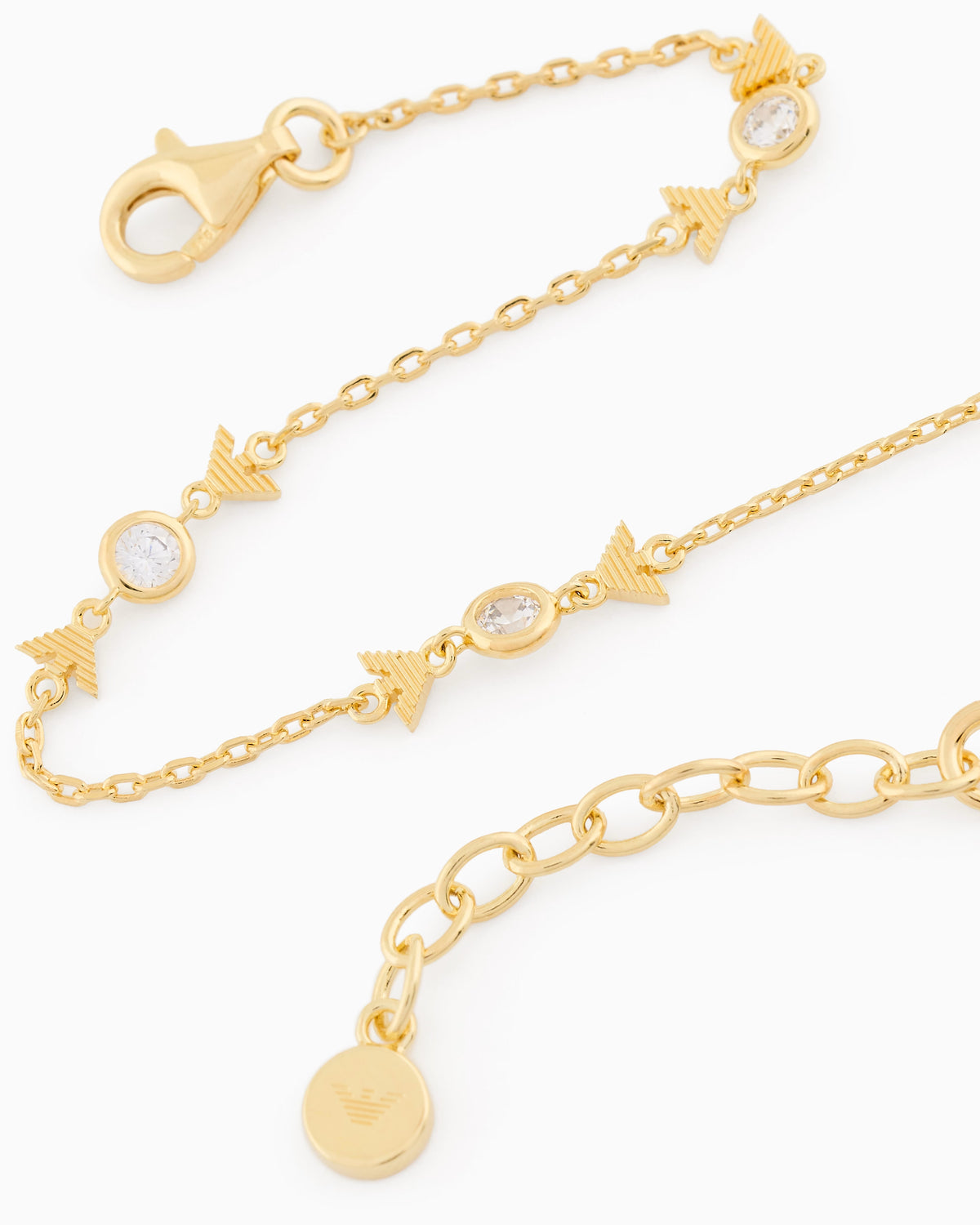 Gold-Tone Sterling Silver Station Bracelet EG3619710