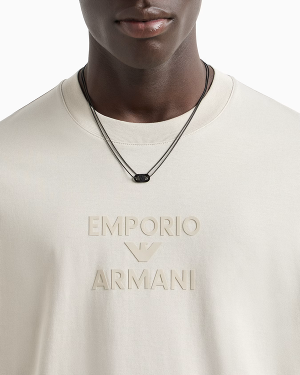 Black Crystal ID Necklace EGS3172001