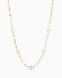 Emporio Armani Gold-Tone Brass Station Necklace EGS3269710