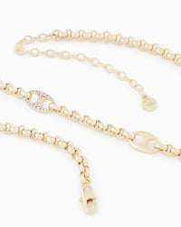 Emporio Armani Gold-Tone Brass Station Necklace EGS3269710