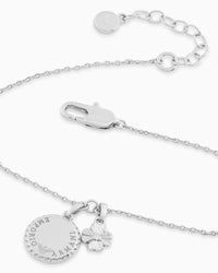 Emporio Armani Silver-Tone Brass Pendant Bracelet EGS3276040