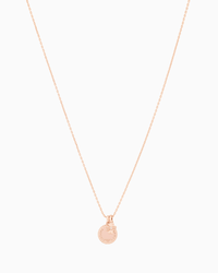 Rose Gold-Tone Brass Pendant Necklace EGS3277221