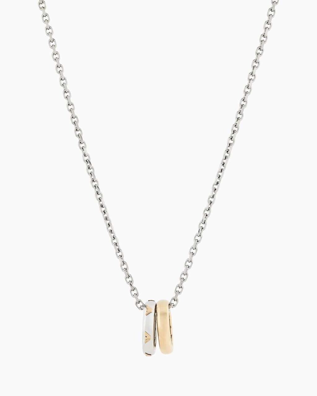 Two-Tone Stainless Steel Pendant Necklace EGS3375040