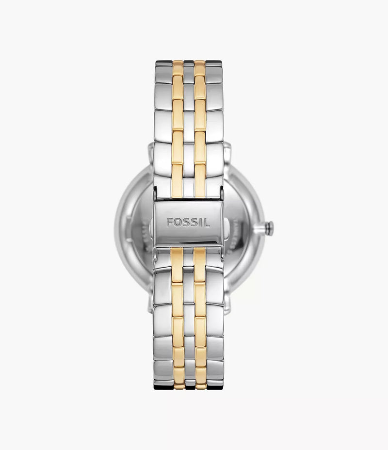 ES5143 - Fossil Jacqueline Multifunction Two-Tone Stainless Steel Watch For Women