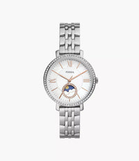 ES5164 - Fossil Jacqueline Sun Moon Multifunction Stainless Steel Watch For Women