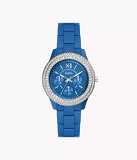 ES5193 - Fossil Stella Multifunction Blue Castor Oil Watch For Women