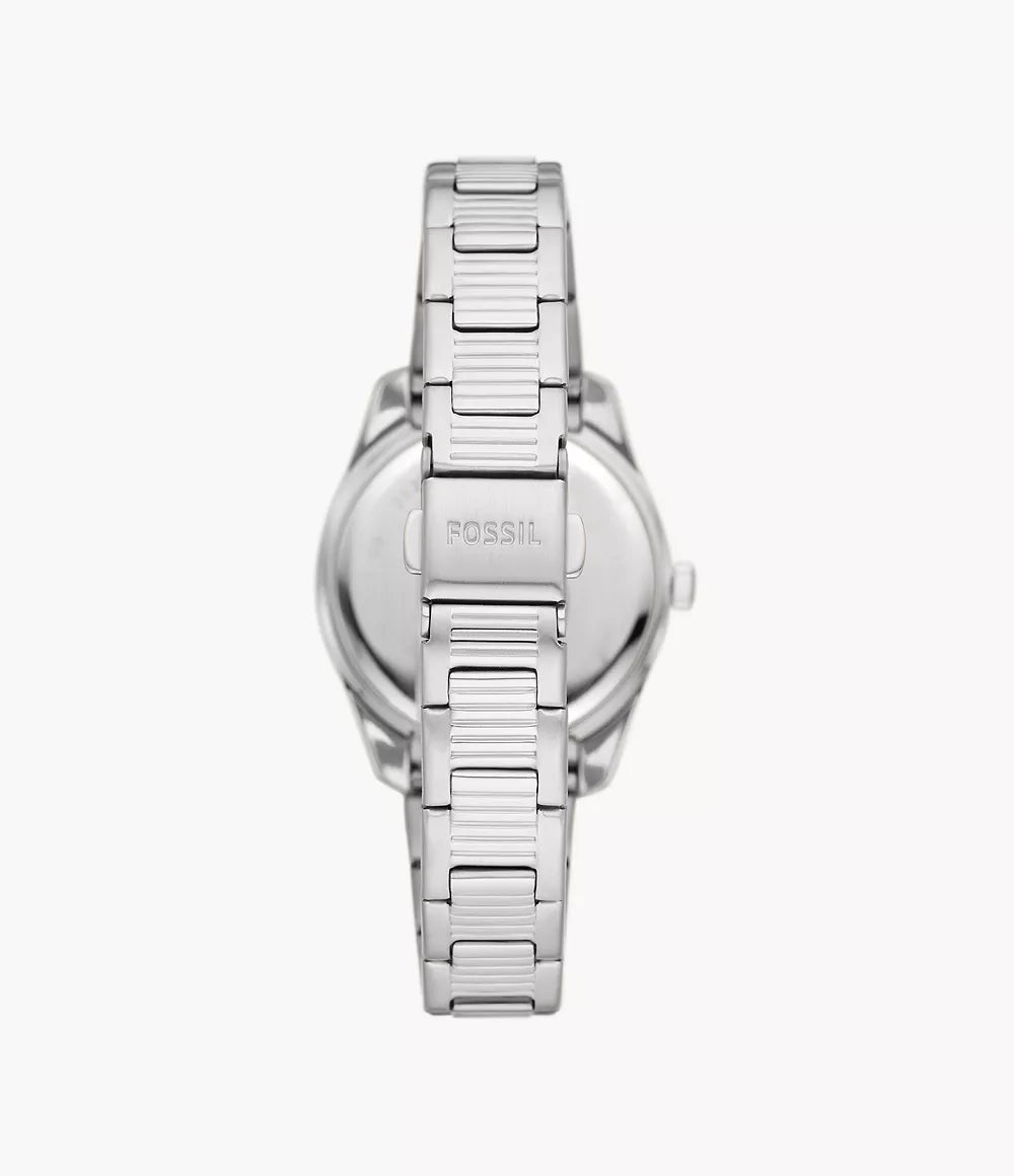 ES5197 - Fossil Scarlette Three-Hand Day-Date Stainless Steel Watch For Women