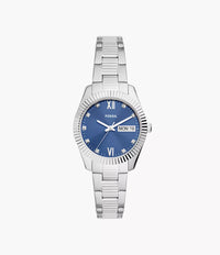 ES5197 - Fossil Scarlette Three-Hand Day-Date Stainless Steel Watch For Women