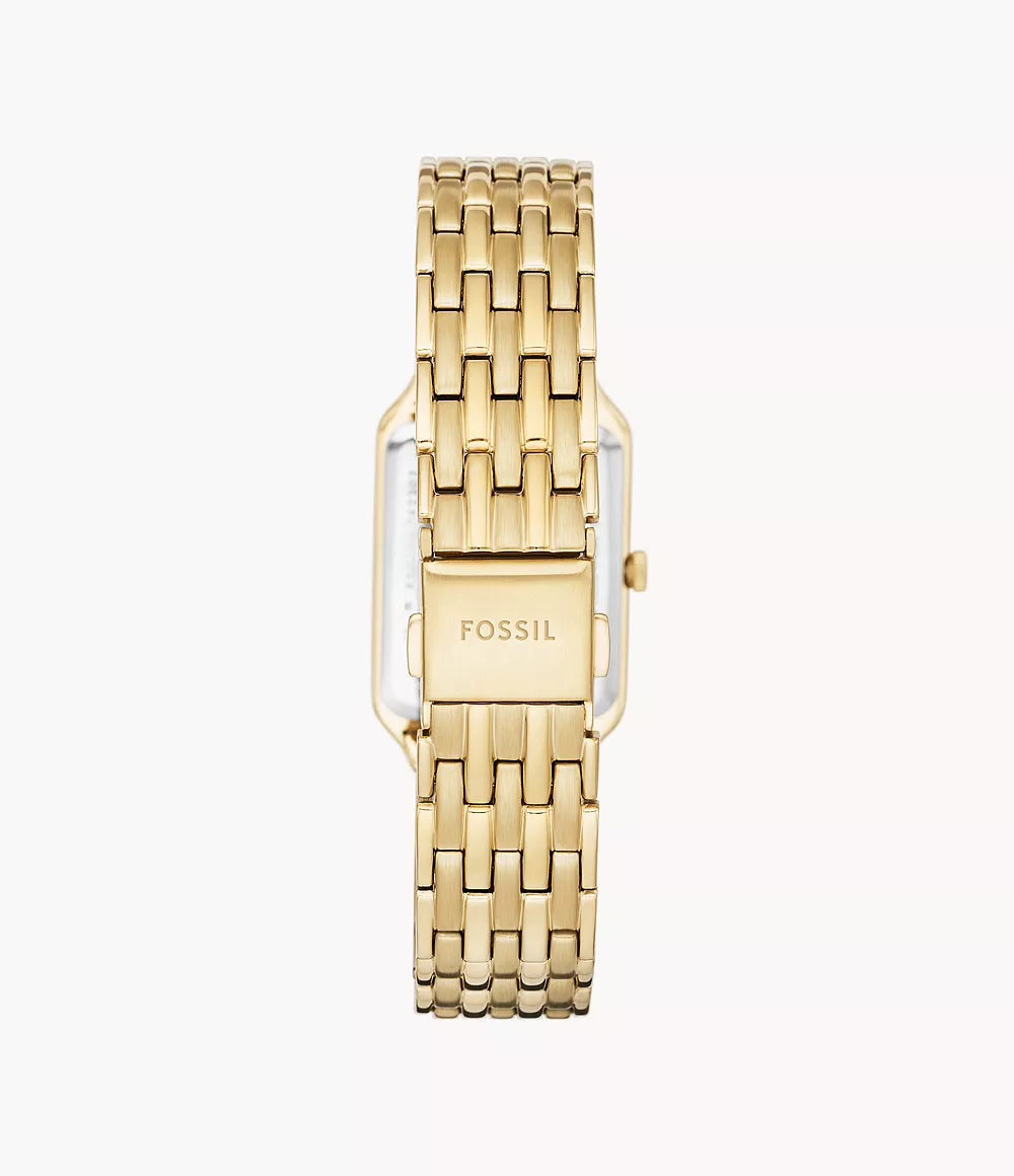 Raquel Three-Hand Date Gold-Tone Stainless Steel Watch ES5220