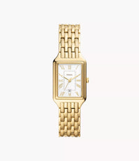 Raquel Three-Hand Date Gold-Tone Stainless Steel Watch ES5220