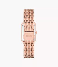Raquel Three-Hand Date Rose Gold-Tone Stainless Steel Watch ES5271