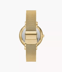 ES5316 - Fossil Jacqueline Three-Hand Gold-Tone Stainless Steel Mesh Watch For Women