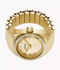 Watch Ring Two-Hand Gold-Tone Stainless Steel ES5319