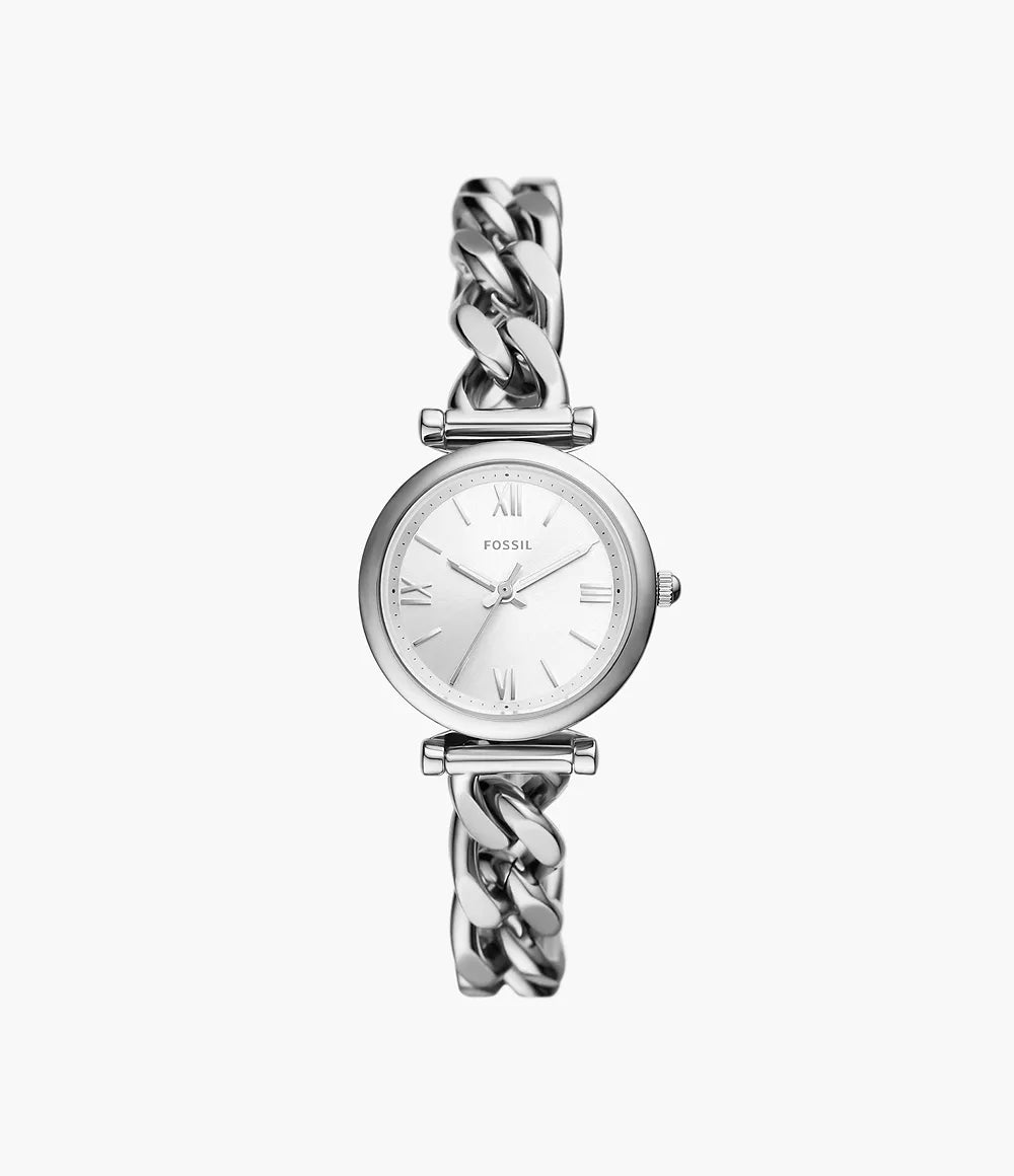 Carlie Mini Three-Hand Stainless Steel Watch ES5331