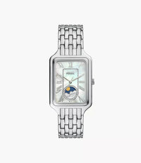 Raquel Sun Moon Multifunction Stainless Steel Watch ES5400