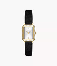 Raquel Mini 18 mm Two-Hand Black Velvet Watch ES5437