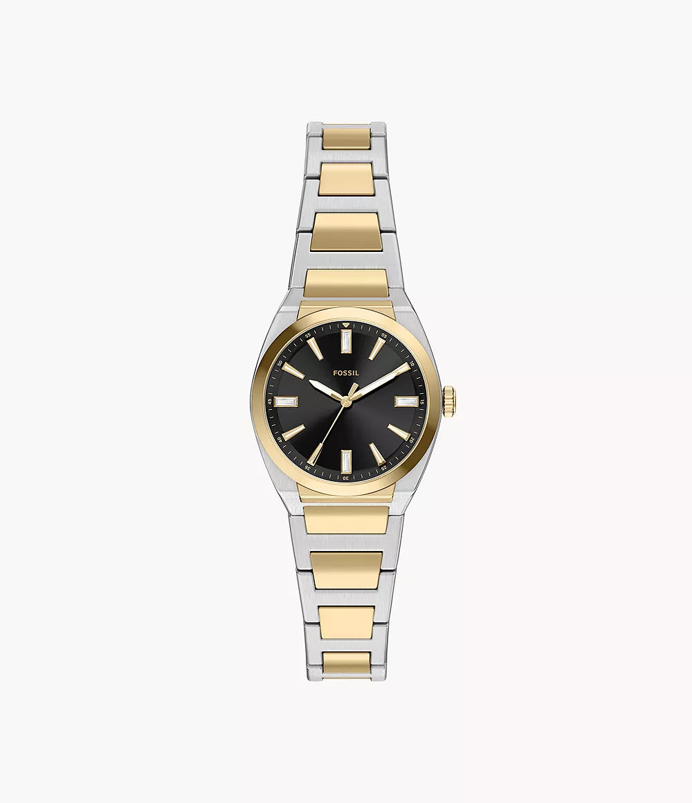 Everett 27mm Three-Hand Two-Tone Stainless Steel Watch ES5495