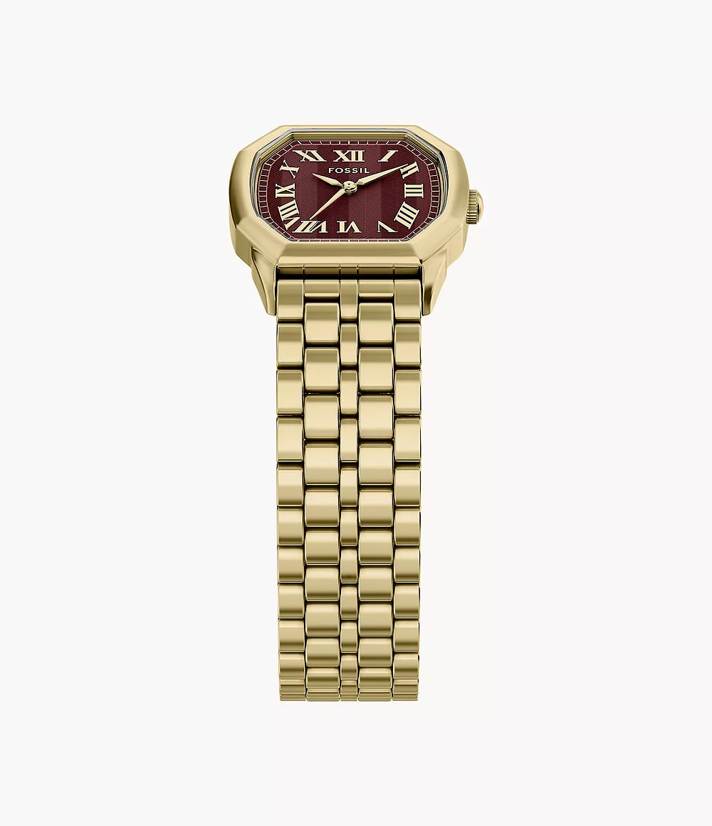 Harlow 27mm Three-Hand Gold-Tone Stainless Steel Watch ES5511