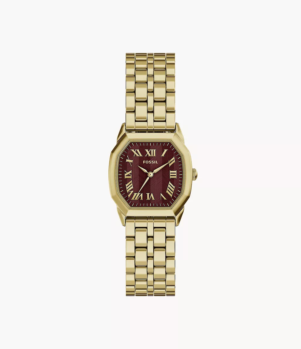 Harlow 27mm Three-Hand Gold-Tone Stainless Steel Watch ES5511