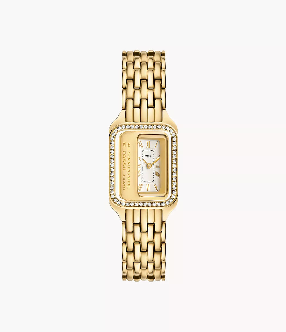 Raquel 23mm Two-Hand Gold-Tone Stainless Steel Watch ES5513