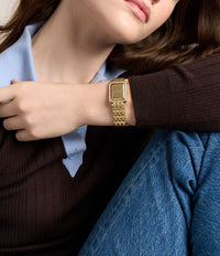 Raquel 23mm Two-Hand Gold-Tone Stainless Steel Watch ES5513