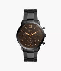 FS5525 - Fossil Neutra Chronograph Black Stainless Steel Watch For Men