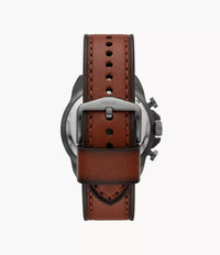 FS5855 - Fossil Bronson Chronograph Brown LiteHide™ Leather Watch For Men