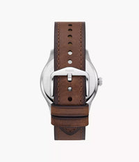 FS5923 - Fossil Dayliner Three-Hand Medium Brown Leather Watch For Men