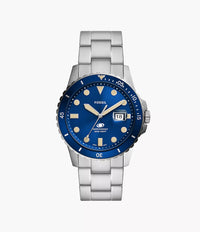 FS5949 - Fossil Blue Dive Three-Hand Date Stainless Steel Watch For Men