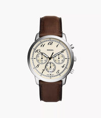 FS6022 - Fossil Neutra Chronograph Brown Leather Watch For Men