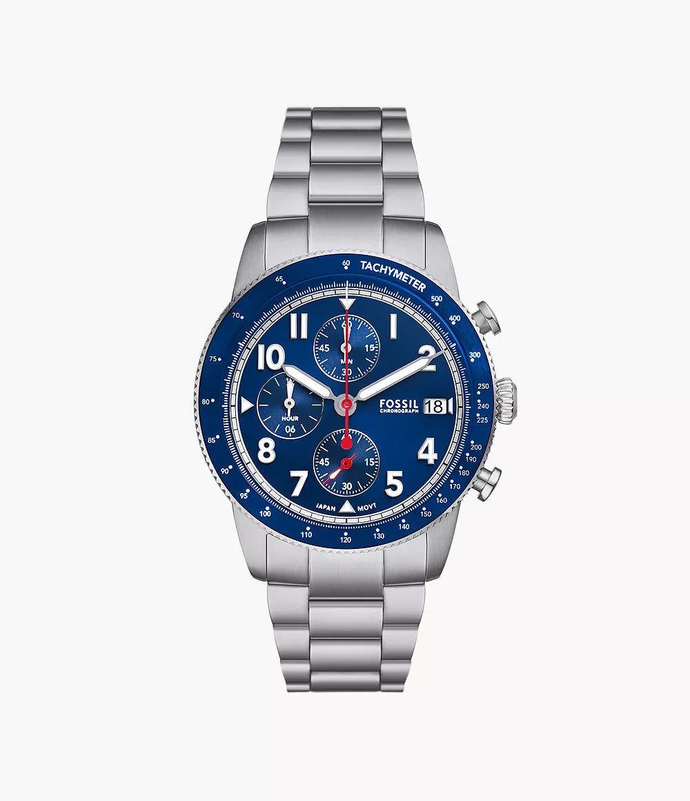 FS6047 - Fossil Sport Tourer Chronograph Stainless Steel Watch For Men