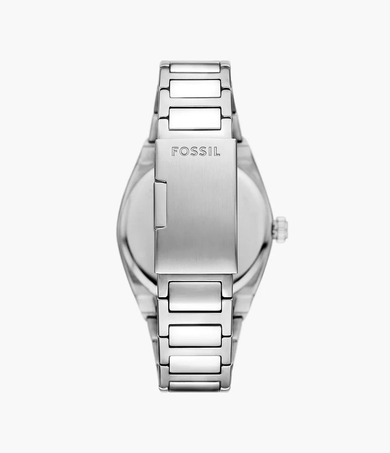 FS6054 - Fossil Everett Three-Hand Date Stainless Steel Watch For Men