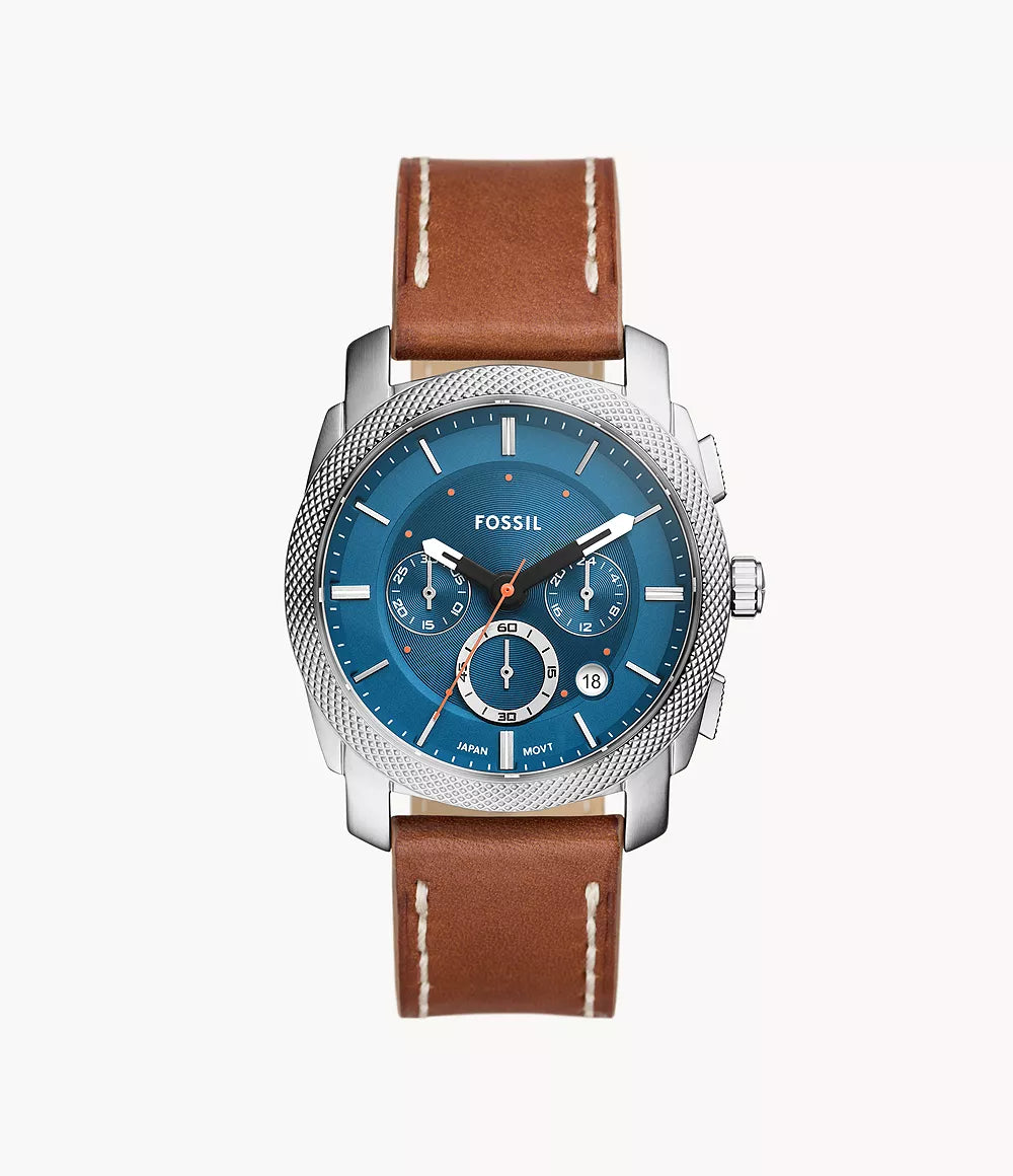 FS6059 - Fossil Machine Chronograph Brown Leather Watch For Men