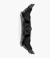 Autocross Multifunction Black Stainless Steel Watch FS6125